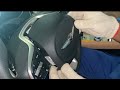 How to remove Genesis G70 Steering wheel Airbag.