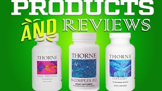 Thorne Research Basic B Complex, Choleast and Basic Prenatal