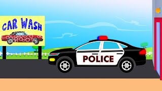 Police Car Wash | videos For Children | videos for kids