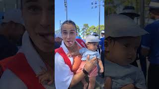 Aryna Sabalenka responds to Ons Jabeur with the baby of their shared Performance Data Scientist