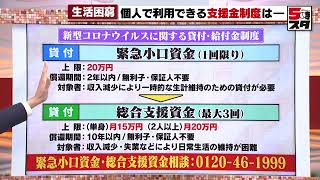 【公的支援金】コロナ禍を乗り越える　生活困窮者を支援する公的貸付金や給付金（2022年3月15日）