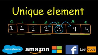 Single element in a sorted array | Leetcode #540