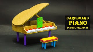 How To Make a Piano From Cardboard | School Projects