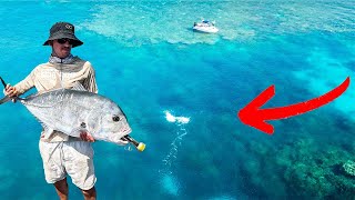 DRONE FISHING in Clear Water QLD