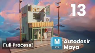 Part 13 - Modeling Stylized Japanese Store