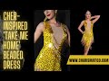 charismatico gold elegance cher inspired take me home beaded dress