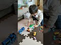 【20231224】3歳4ヶ月。レゴで色々つくった。3 years and 4 months.