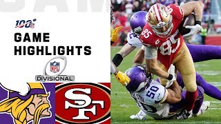 Vikings vs. 49ers Divisional Round Highlights | NFL 2019 Playoffs