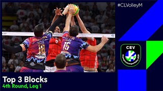 #CLVolleyM | Top 3 Blocks - 4th Round, Leg 1