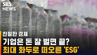 기업은 돈 잘 벌면 끝?…이젠 아니다 / SBS/ 친절한 경제