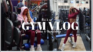 MICD UP GYM VLOG | Glutes \u0026 Hamstrings workout