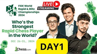 LIVE REACTION MAGNUS! 2024 FIDE World Rapid and Blitz Championships - DAY 1