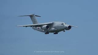 JASDF Kawasaki C 2s arrival in Singapore