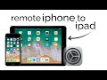 How to Remote iPhone to iPad (tutorial)