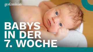 Das passiert, wenn dein Baby 7 Wochen alt ist