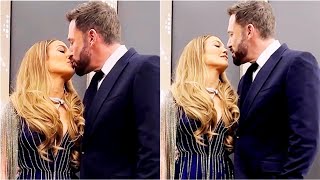 Ben Affleck & Jennifer Lopez lovingly kiss & enjoy date night at GRAMMYs 2023