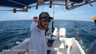 BIG King Mackerel Strike | Surf City Charters | Topsail Island, NC