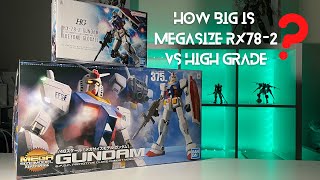 MEGASIZE RX-78-2 Gundam | How big is it vs HG size | Unboxing