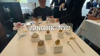 Jungsik New York Michelin starred restaurant full menu and review