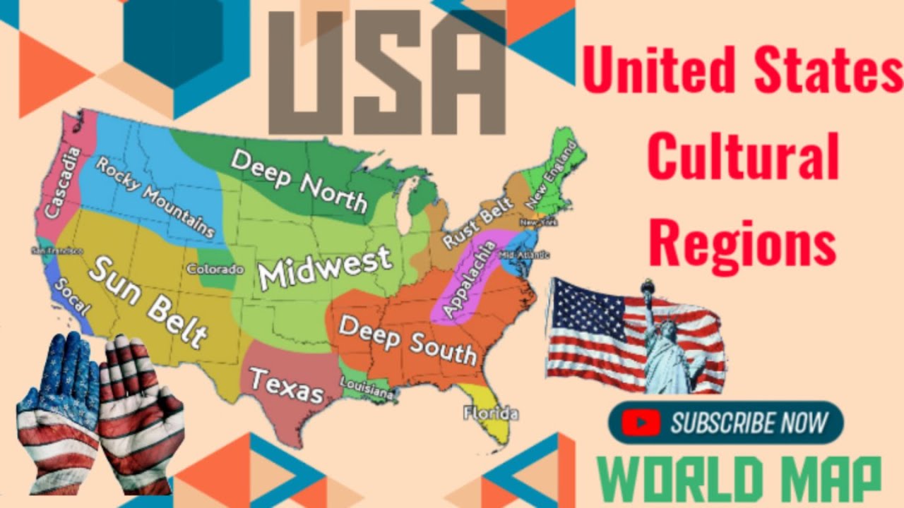 American Culture Regions At Debra Millender Blog