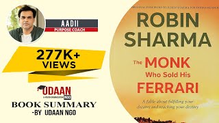 The Monk Who Sold His Ferrari | Robin Sharma | Hindi Book Summary | Aadi Gurudas | Udaan NGO