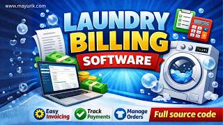 laundry management software | laundry management system in php | software full source code