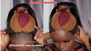 UPDO YAKI BRAIDED WIG COLOUR MULTICOLOURED