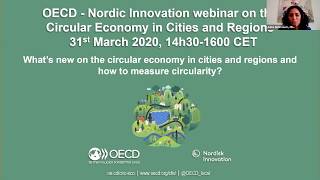 OECD webinar: What’s new on the circular economy in cities- regions and how to measure circularity?