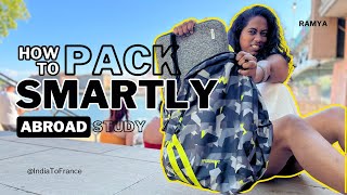 Pack smartly for abroad studies: Your Study Abroad Packing Checklist | Essential Items