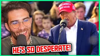 Trump is BROKE & ANGRY | Hasanabi Reacts to 'Bloodbath' comments