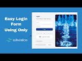 How to Create Responsive Login Form Using Only Tailwind CSS - Easy Beginner Tutorial