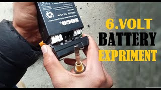 6 VOLT BATTERY EXPERIMENT