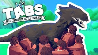 TABS - DINOSAURS HAVE BEEN ADDED!!! - Totally Accurate Battle Simulator Gameplay