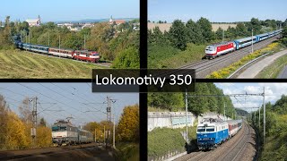 Konec lokomotiv 350 v ČR - hudební sestřih