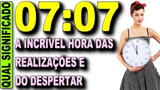 🔥 0707 HORAS IGUAIS, 07:07 HORAS IGUAIS SIGNIFICADO ESPIRITUAL, Significado LEI DA ATRAÇÃO AMOR