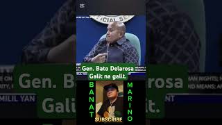 Sen. Bato Delarosa Galit dahil sa pag tanggal ng sahod kay Col. Grihaldo. #sarahduterte #banateros