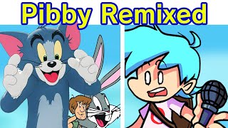 Friday Night Funkin' VS Corrupted Tom \u0026 Jerry, Bugs Bunny, Shaggy Remix (Learn With Pibby x FNF Mod)