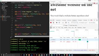 Node JS Tutorial for Beginners #28 Middleware & Static Files