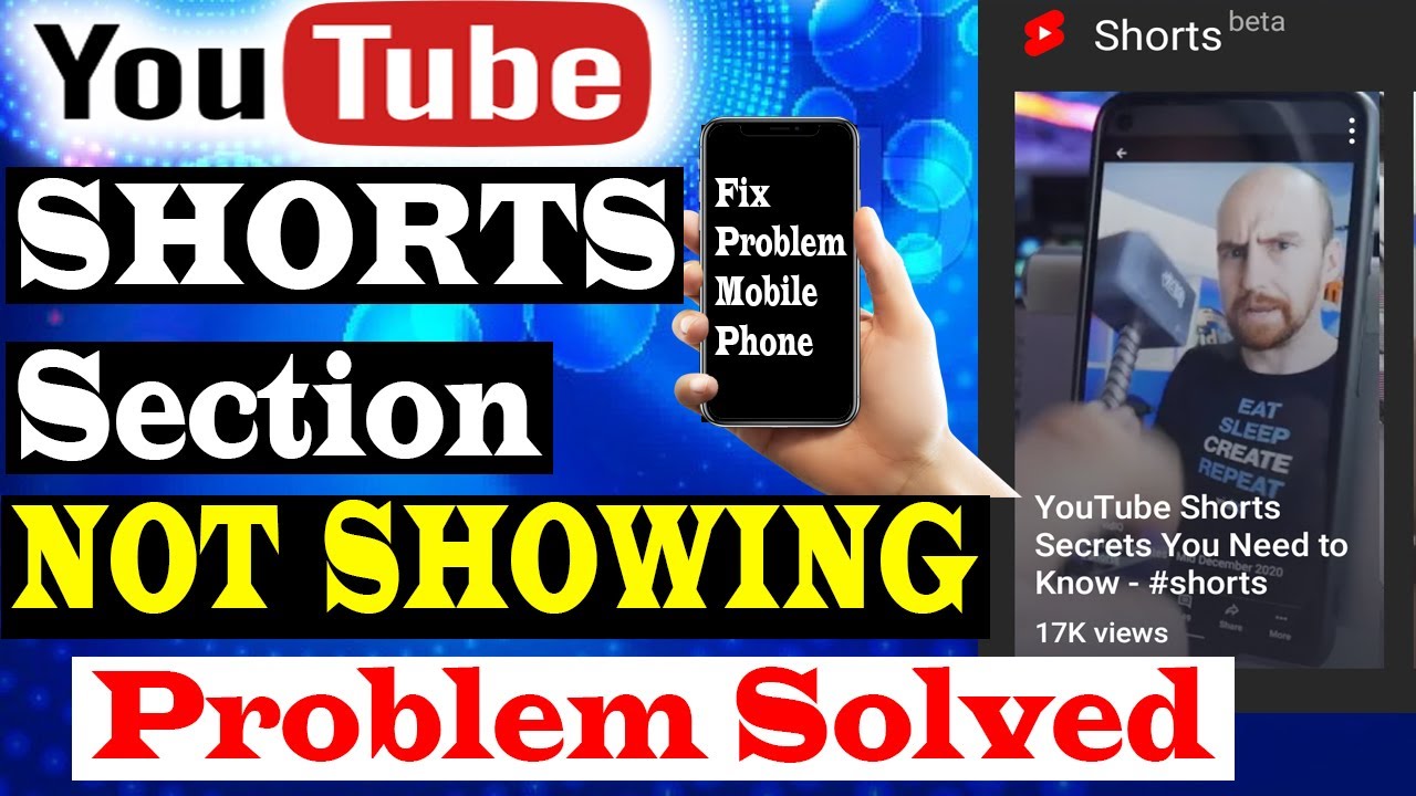 YouTube Shorts Video NOT SHOWING | PROBLEM SOLVED Using Mobile Phone ...