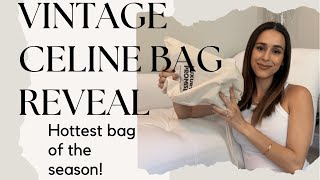 VINTAGE CELINE HANDBAG REVEAL | VINTAGE BOX TRIOMPHE MONOGRAM BAG