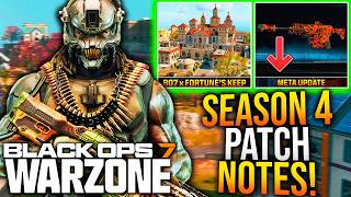 CALL OF DUTY’s SEASON 4 UPDATE PATCH NOTES… (WARZONE META UPDATE, New GAMEPLAY CHANGES, & More)