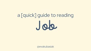 How to Read the Book of Job