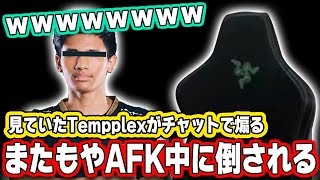 AFK中に倒されチャットでTempplexに煽られるEuriece