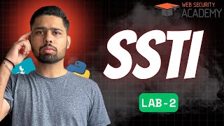 PortSwigger Server-Side Template Injection (SSTI) Lab-2 | Basic SSTI (code context)