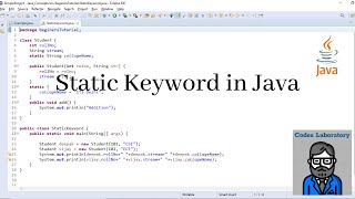 Java Tutorial | 17 | Static Keyword in Java |