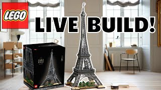 🔴 LEGO Eiffel Tower Icons 10307 Live Build!