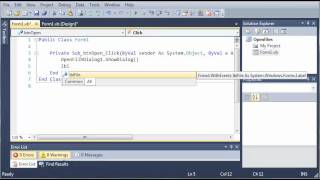 Visual Basic Tutorial - 129 - OpenFileDialog
