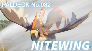 Paldeck | No.032 NITEWING - Palworld | Gameplay | Pocketpair