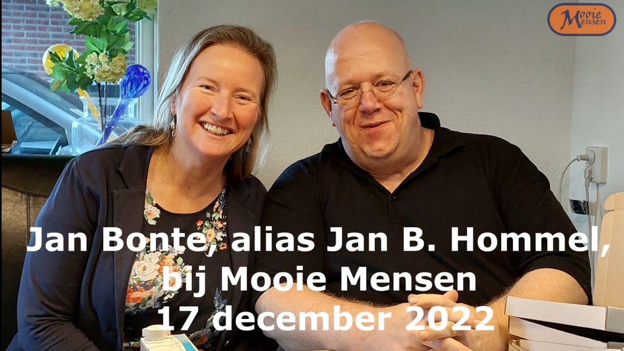 Jan Bonte, Alias Jan B Hommel, Bij Mooie Mensen 17 December 2022 - YouTube