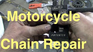 How to diagnose and replace a bad motorcycle chain, PBR chain tool review